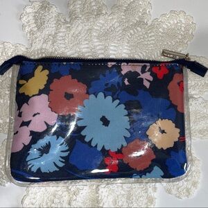 Kate Spade Floral Clutch- Blue